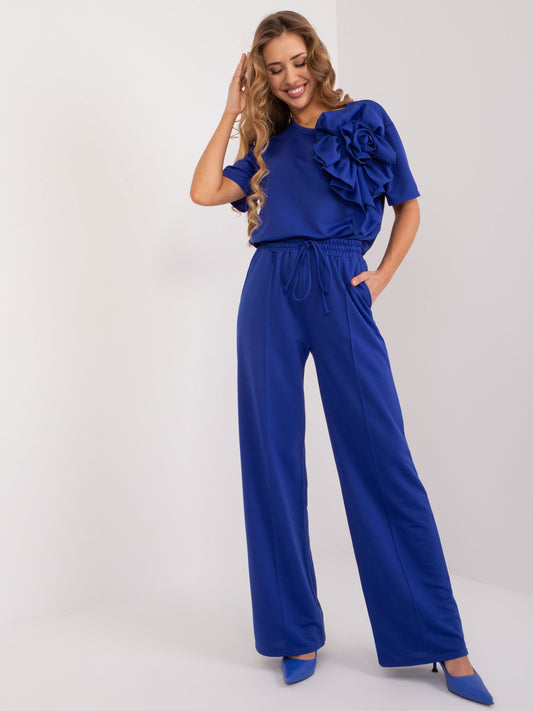 Culottes Hose - Kobalt Blau